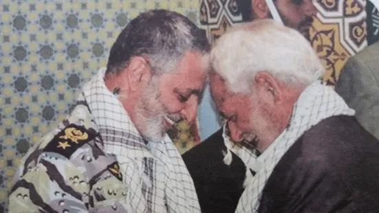 پدر شهید سپهبد موسوی به فرزند شهیدش پیوست