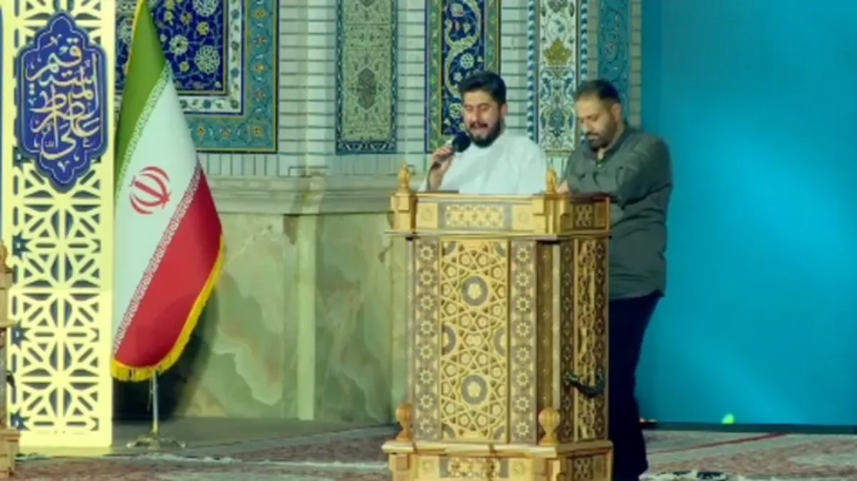رجزخوانی مداح ایرانی به زبان عبری+فیلم