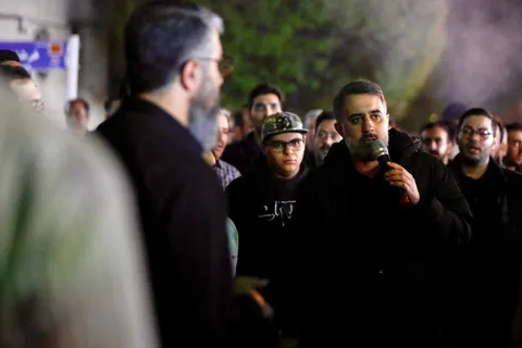 آیین تکیه‌خوانی هشت شوال در حسینیه جنت البقیع اختیاریه