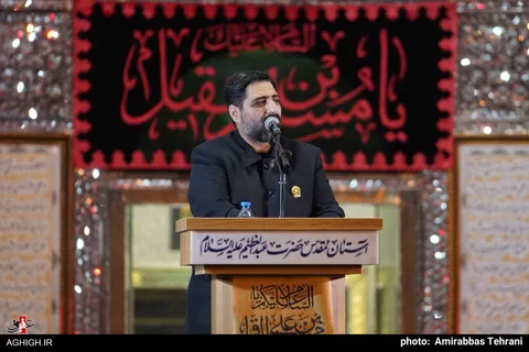 دومین شب عزاداری مسلمیه در حرم حضرت عبدالعظیم