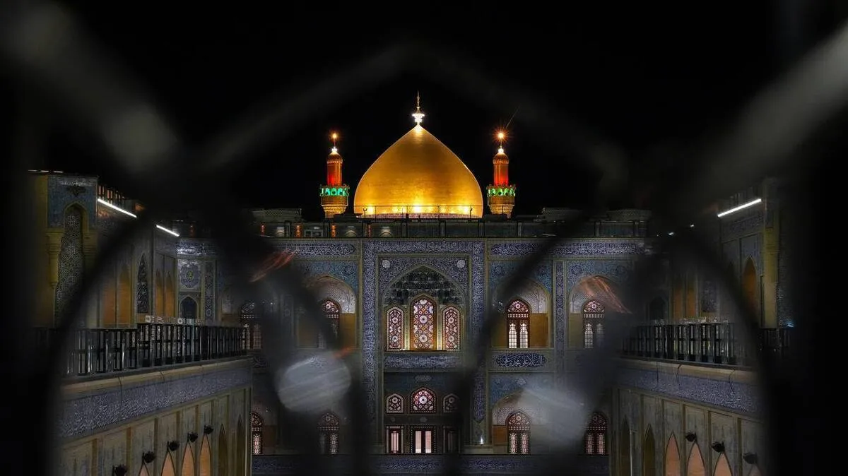 دومین شب مراسم مناجات‌خوانی ماه رمضان در حرم حضرت امیرالمؤمنین(ع)