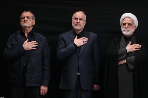 مراسم عزاداری شب شهادت حضرت زهرا(س) در بیت رهبری