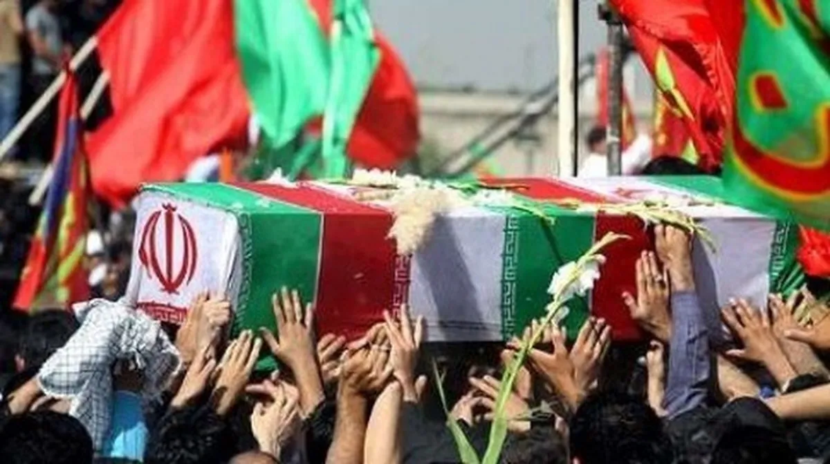 تشییع شهید تازه‌تفحص شده در تهران