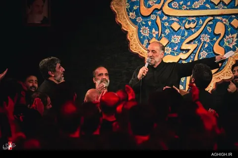 عزاداری شهادت حضرت معصومه در هیئت فاطمیون قم
