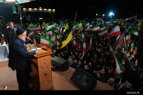 اجتماع عزاداران چهلم رهبر شهید انقلاب در میدان تجریش