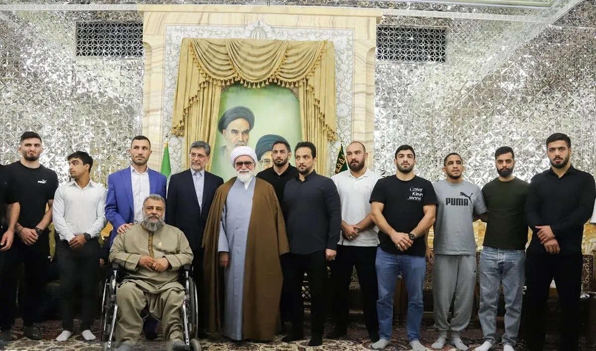 آیت‌الله مروی: کشتی ایرانی، تجلی خودباوری ملی/ جوان: ان‌شاءالله مدال المپیک را تقدیم آقا کنم