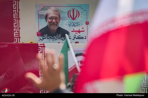 مراسم تشییع پیکر شهید علی لاریجانی و شهدای ناوشکن دنا