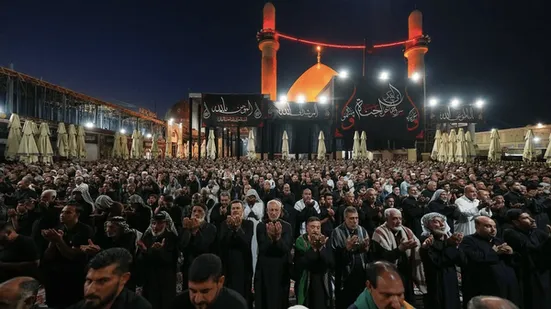 عزاداری عراقی‌ها در سامرا +فیلم