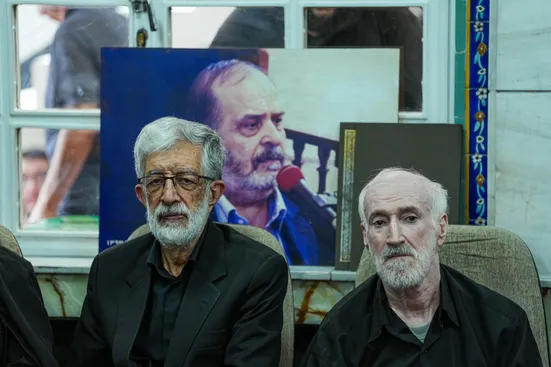 مراسم ترحیم حاج مهدی آصفی در حسینیه همدانی ها