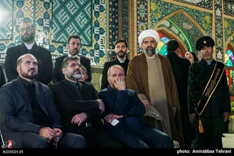 مراسم اولین سالگرد شهادت شهدای خدمت در آستان امامزاده صالح(ع)