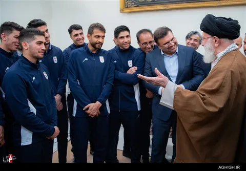 دیدار ملی‌پوشان فوتسال با رهبر انقلاب