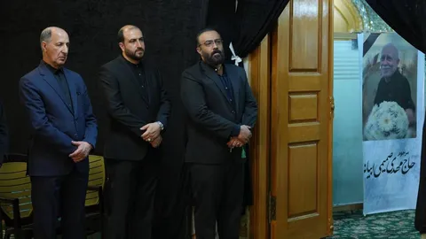 مراسم ترحیم پدر حاج محمد صمیمی در امام زاده علی اکبر(ع) چیذر