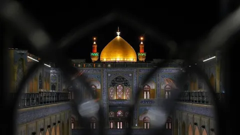 دومین شب مراسم مناجات‌خوانی ماه رمضان در حرم حضرت امیرالمؤمنین(ع)