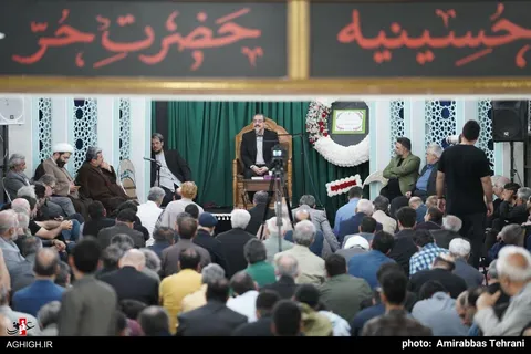مراسم ترحیم والده سید محمد سادات اخوی