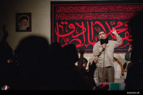 عزاداری شهادت امام صادق(ع) در هیئت فاطمیون قم