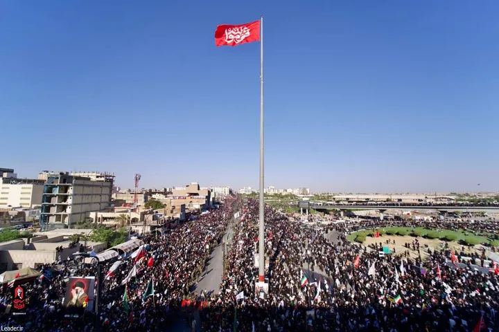 تشییع حماسی پیکر زعیم شهید امت در نجف اشرف