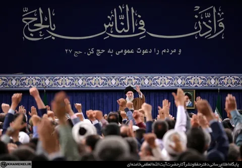 دیدار کارگزاران حج با رهبر انقلاب