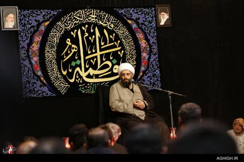 عزاداری فاطمیه اول در حسینیه آیت الله حق شناس