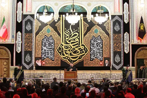 عزاداری شب رحلت حضرت معصومه(س) در حرم مطهر ایشان