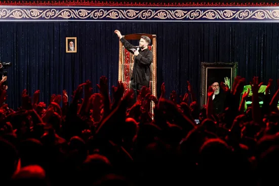 سخنان طوفانی میثم مطیعی در شب عاشورا در دفاع از سپاه پاسداران انقلاب اسلامی و خون خواهی رهبر شهید