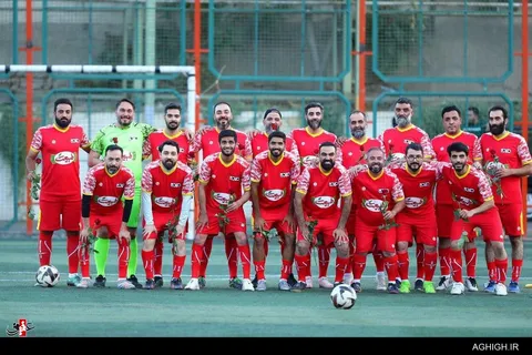 بازی دوستانه تیم مداحان و خیریه هادی