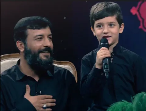مداحی فرزند أبوعباس در برنامه زنده نسیم حرم