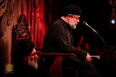 عزاداری شب هشتم محرم در هیئت ریحانةالحسین(س)