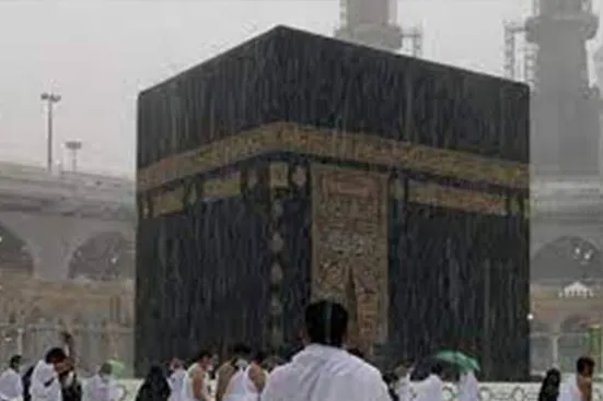 باران و یک غافلگیری در مسجدالحرام