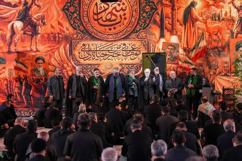 مراسم ترحیم حاج اکبر مولایی