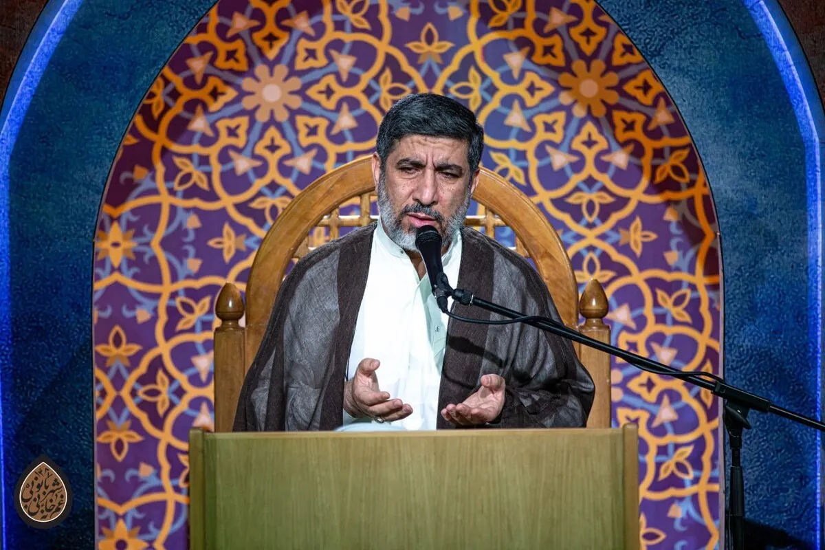 مناجات خوانی شب اول ماه رمضان در غمخــانه‌بی‌بی‌شهربانو(س) قم
