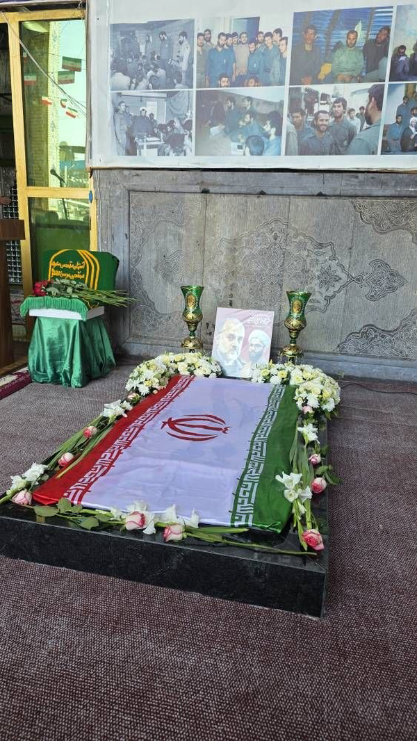 سنگ مزار شهید رشید، نو شد +عکس