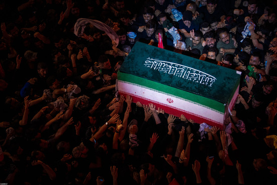 تشییع پیکر مطهر امام مجاهد شهید در کربلای معلی