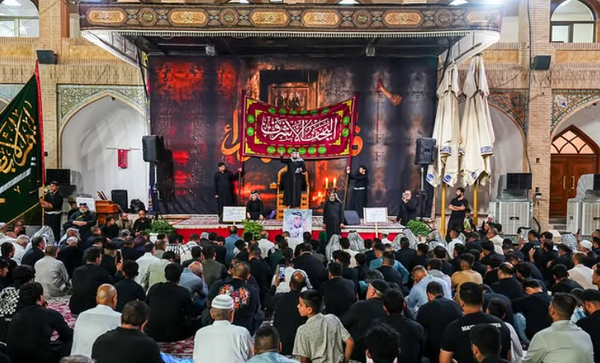 نجف سیاهپوش عزاداری فاطمیه شد+ فیلم