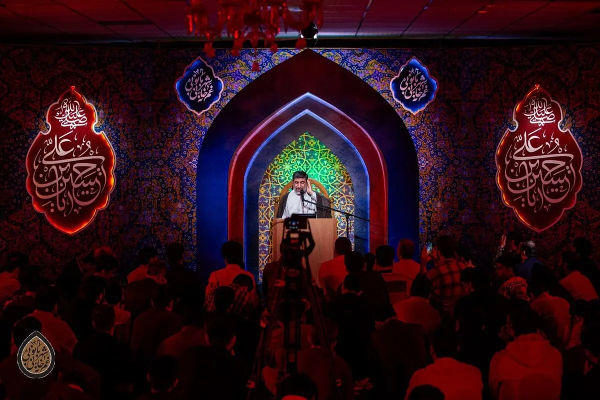 مناجات خوانی شب ششم ماه رمضان در غمخانه‌بی‌بی‌شهربانو(س) قم
