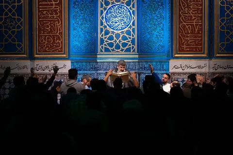 مناجات خوانی شب دوم ماه رمضان در هیئت مکتب الزهرا(س)