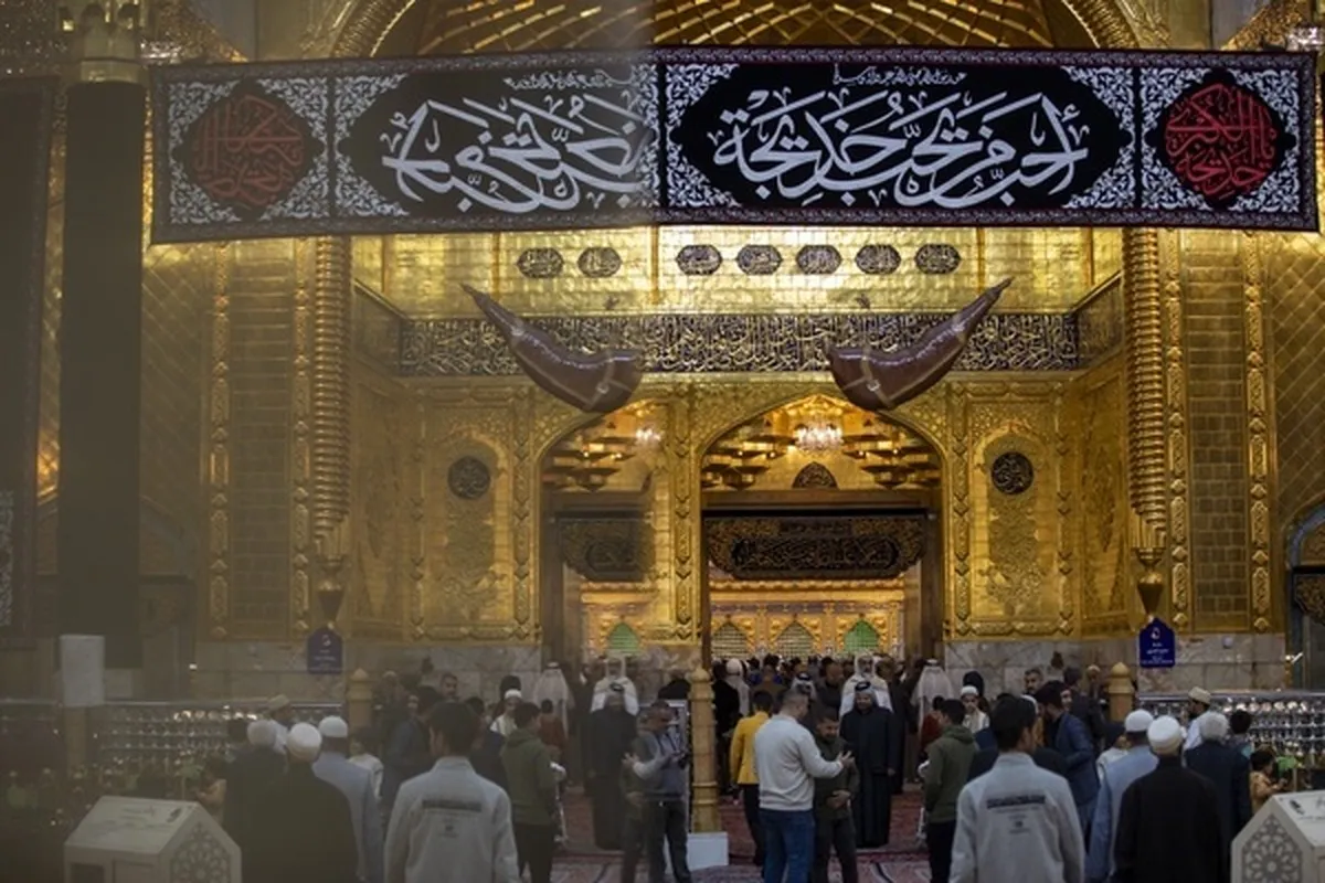 کربلا در سالروز وفات حضرت خدیجه (س) +فیلم